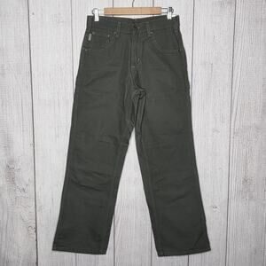 Vintage Y2K Carhartt B159 DMS Carpenter Pants Mens 29x30 NWT NOS Gray Loose Fit